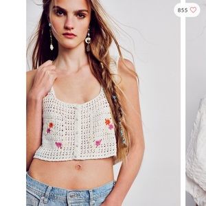 Free People Wild Flowers Cardi